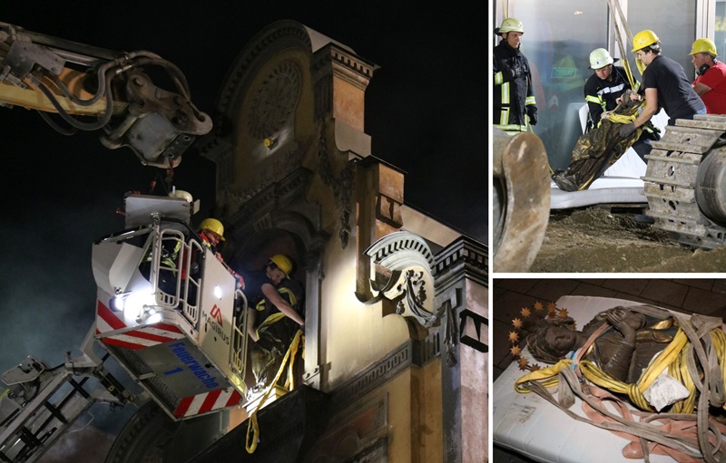 Leica-THW_Augsburg_Sicherung der Madonna